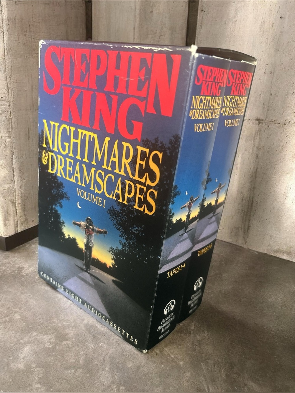 Stephen King Nightmares & Dreamscapes Vol 1 8 Cassette Audio Book Box Set 1993